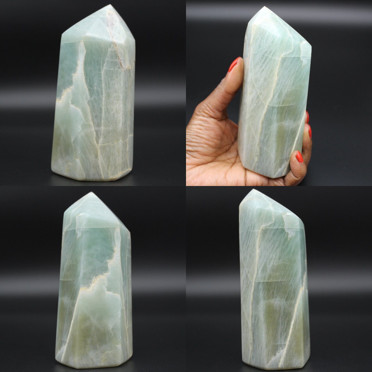 Prisme de Garniérite 640Gr 130mm Madagascar