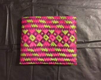 Kenyan Banana Fiber Coin Purse/Kenyan Coin Purse/Light Weight Multicolored Coin Purse