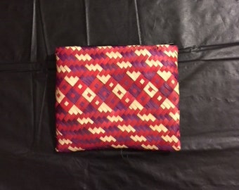 Kenyan Banana Fiber Coin Purse/Kenyan Coin Purse/Light Weight Multicolored Coin Purse
