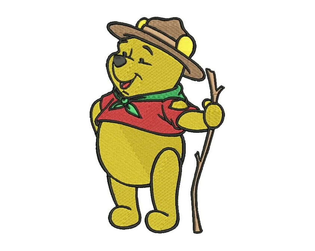 Buy Winnie the Pooh Scout Embroidery Design Sizes File Types  Online in India