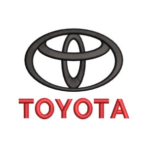 Toyota Embroidery Design - 3 SIZES