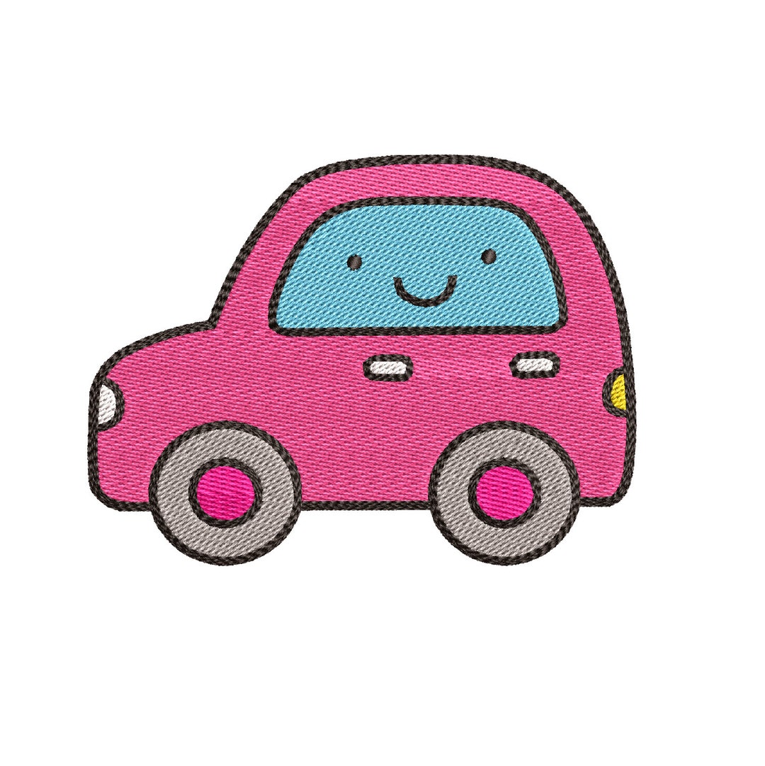Car Embroidery Design 5 SIZES Etsy