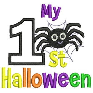 My 1st Halloween Applique Design #2 - 3 SIZES