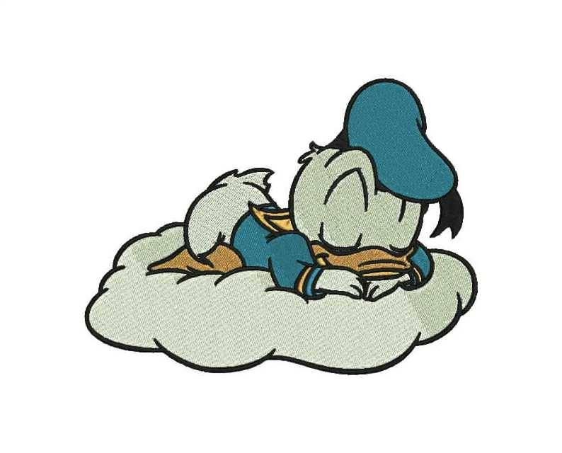 Baby Donald Duck Embroidery Design 4 Sizes 8 File Types Etsy