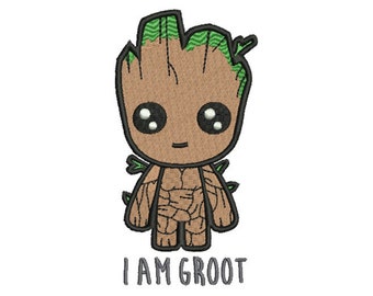 Groot Embroidery Design - 5 SIZES
