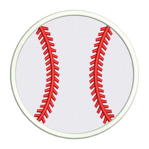 Baseball Applique Design - 4 SIZES