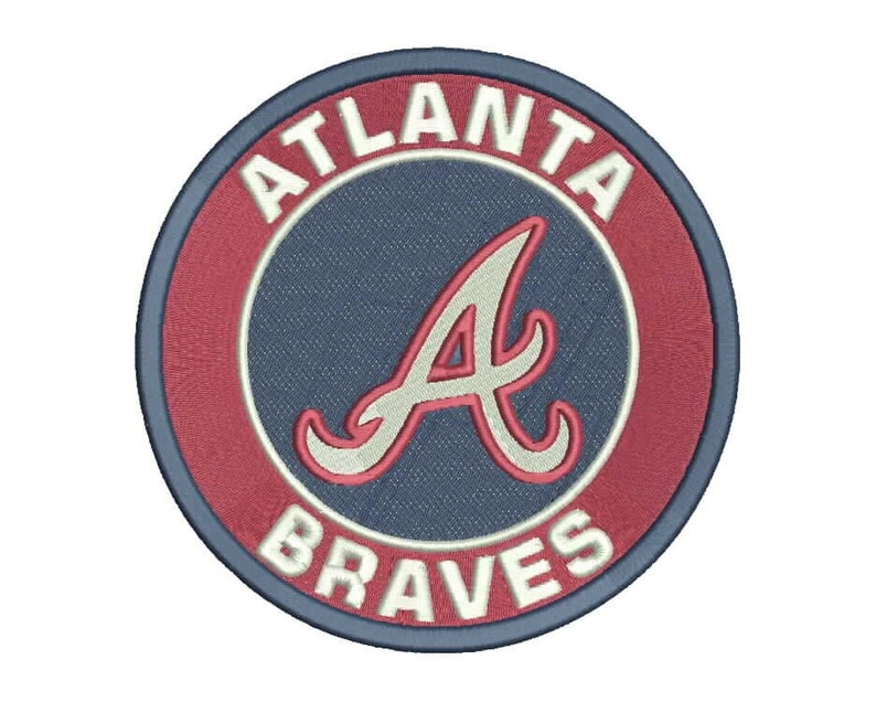 Atlanta Braves Embroidery Design 4 sizes 7 file types Etsy