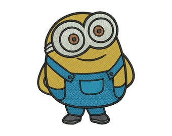Minion Bob Embroidery Design - 4 SIZES