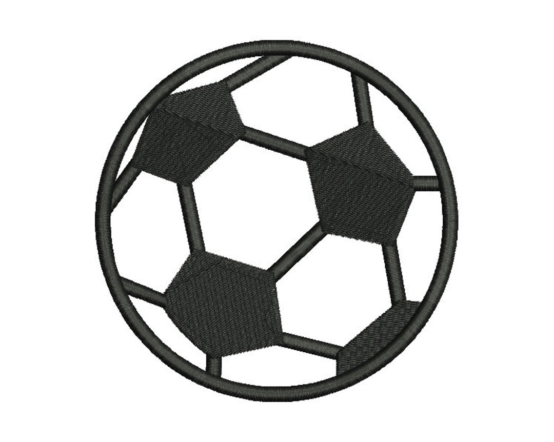 Soccer Ball Embroidery Design 5 SIZES Etsy