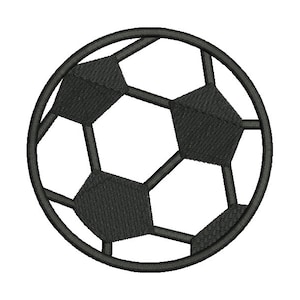 Fußball Stickmuster - 5 GRÖSSEN