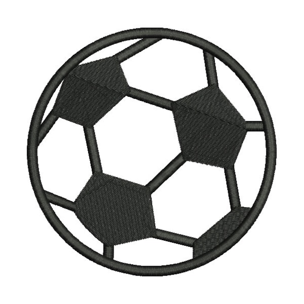 Soccer Ball Embroidery Design - 5 SIZES