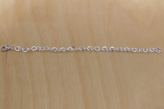 Silver Necklace Extender 6 Inch Chain 