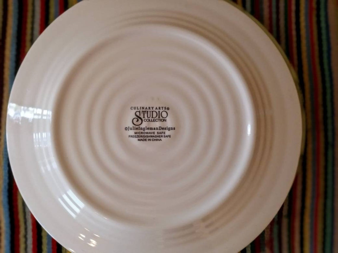 Culinary Arts Studio collection plates by Julie Ingleman Etsy