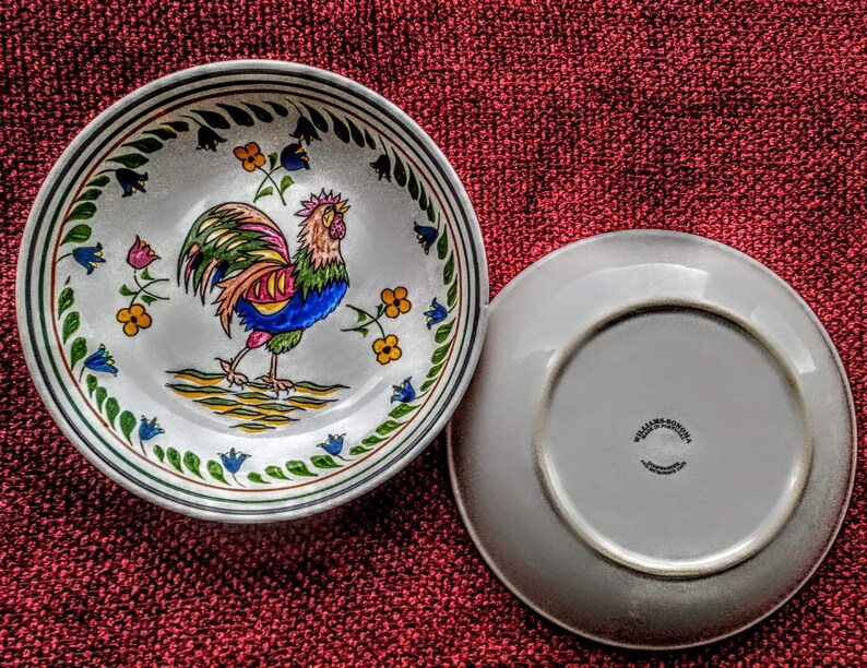 Williams Sonoma Rooster Pasta Bowls Etsy