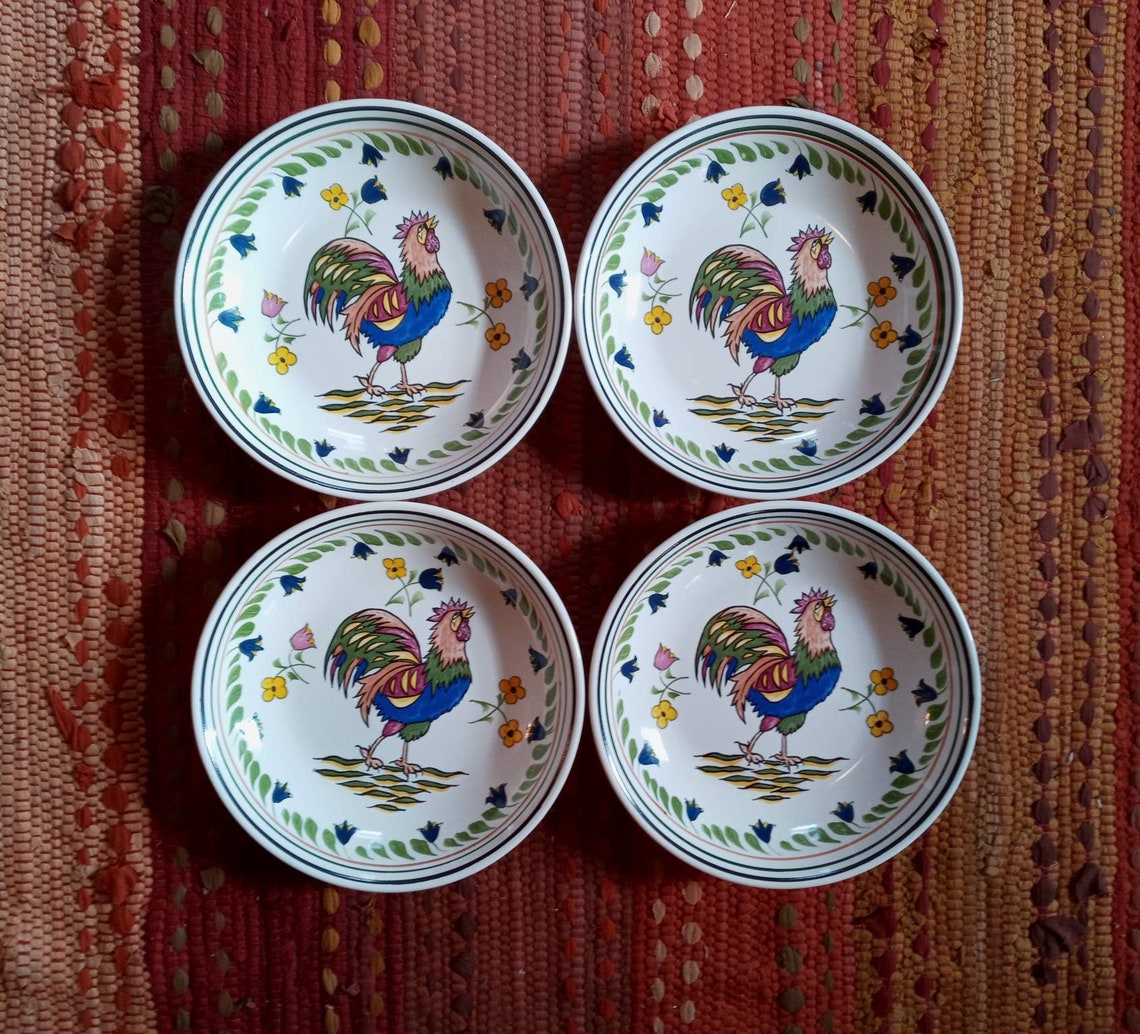 Williams Sonoma Rooster Pasta Bowls Etsy