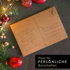 16 Weihnachtskarten Umschläge Grußkarten Weihnachten Postkarten Set Grußkarten handgemacht und handgemalt Bild 7