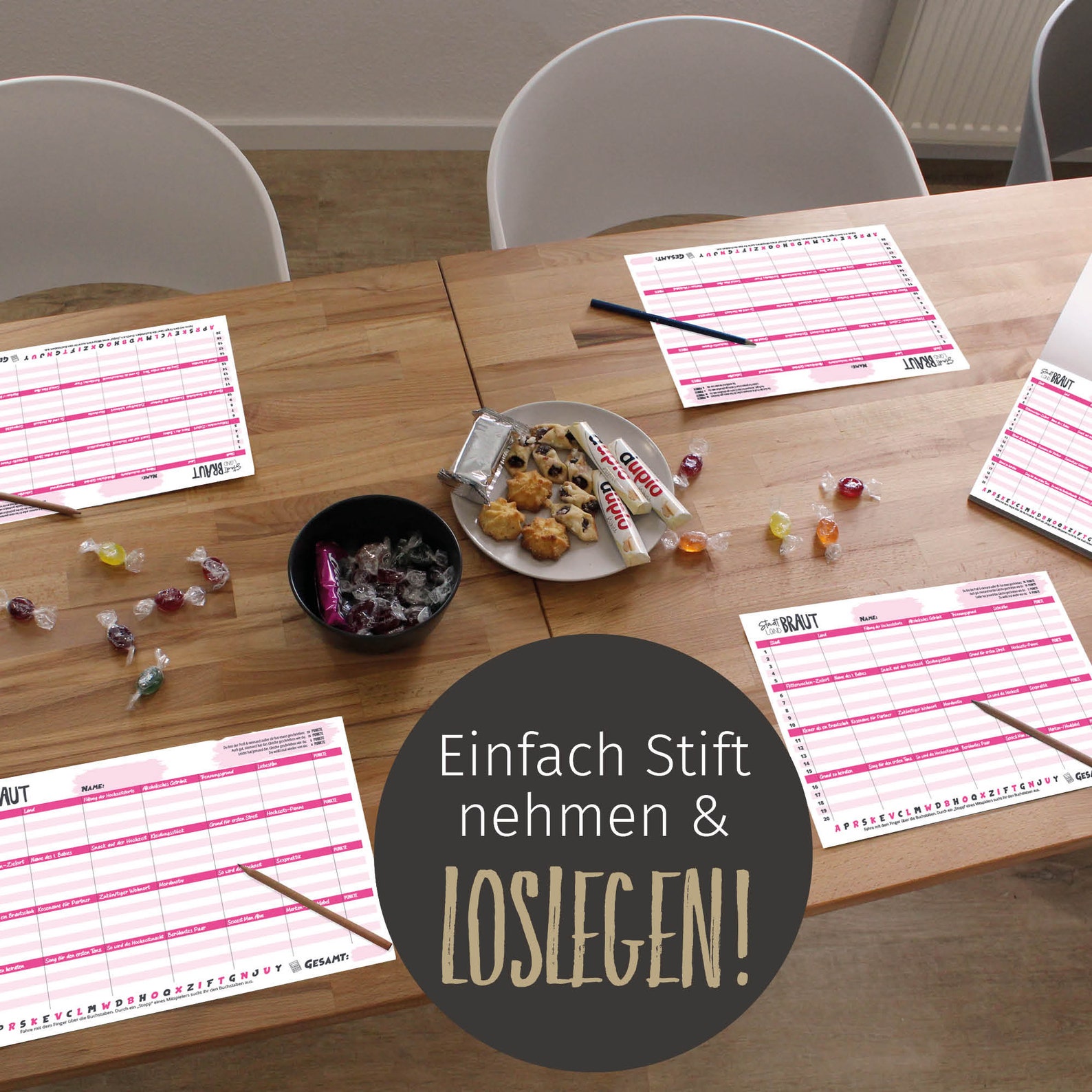 Stadt Land Braut 50 Seiten in A4 Junggesellinnenabschied | Etsy Australia