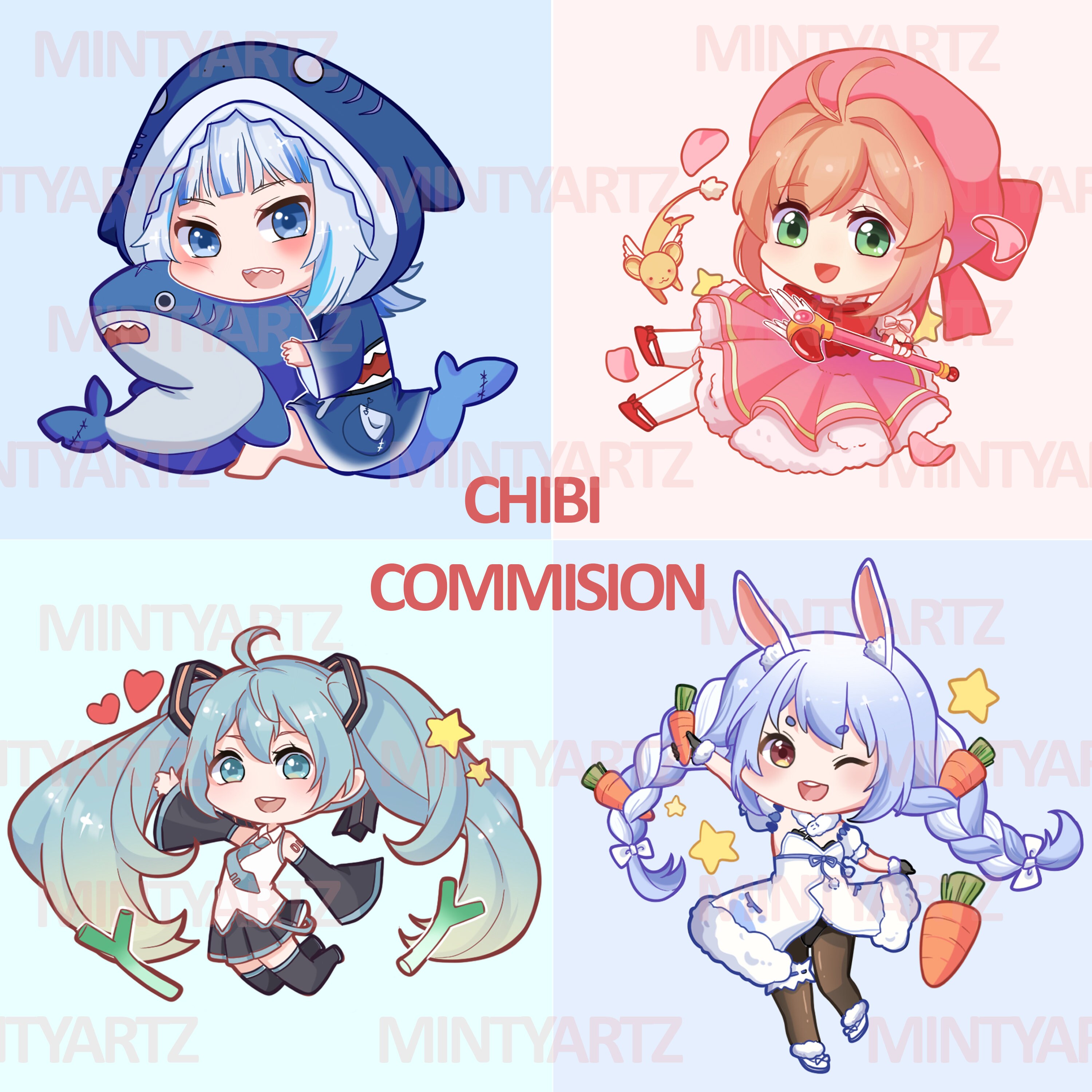 Chibi Couple - Etsy
