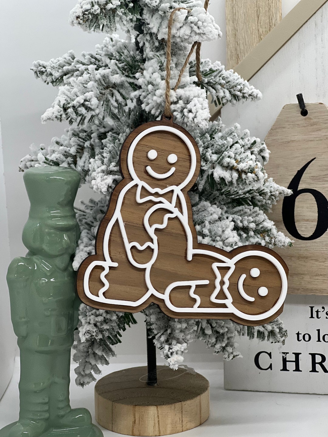 Naughty Gay missonary Gingerbread Ornament Etsy