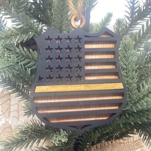 Thin Gold Line Dispatcher | Thin Gold Line Ornament | Dispatcher Ornament