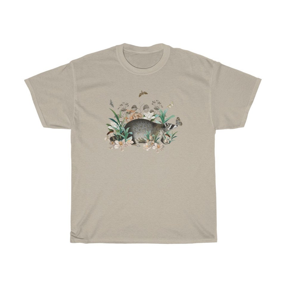 Discover Raccoon Shirt Cottagecore Indie T Shirt