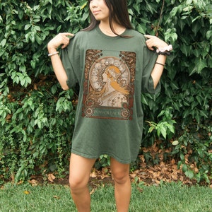 Alphonse Mucha Shirt Art Nouveau Shirt Aesthetic Clothes Mucha - Etsy