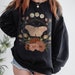 Cottagecore Sweater Witchy Sweatshirt Indie Sweatshirt Witchy Things Celestial Sweatshirt Aesthetic Crewneck Moth Sweatshirt Indie Clothing