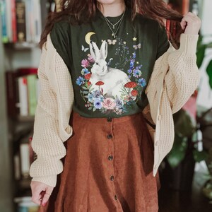Year of the Rabbit Shirt Rabbit Shirt Cottagecore Shirt Cottagecore ...