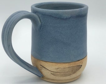 Made to order * Sage mugs in Bohemian Blue