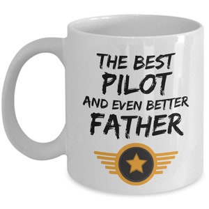 FUNNY PILOT GIFT, Pilot Dad Gift, Airline Pilot Dad Mug, Funny Pilot Mug, Army Pilot Father Gift, Pilot Father Mug, Pilot Fathers Day Gift