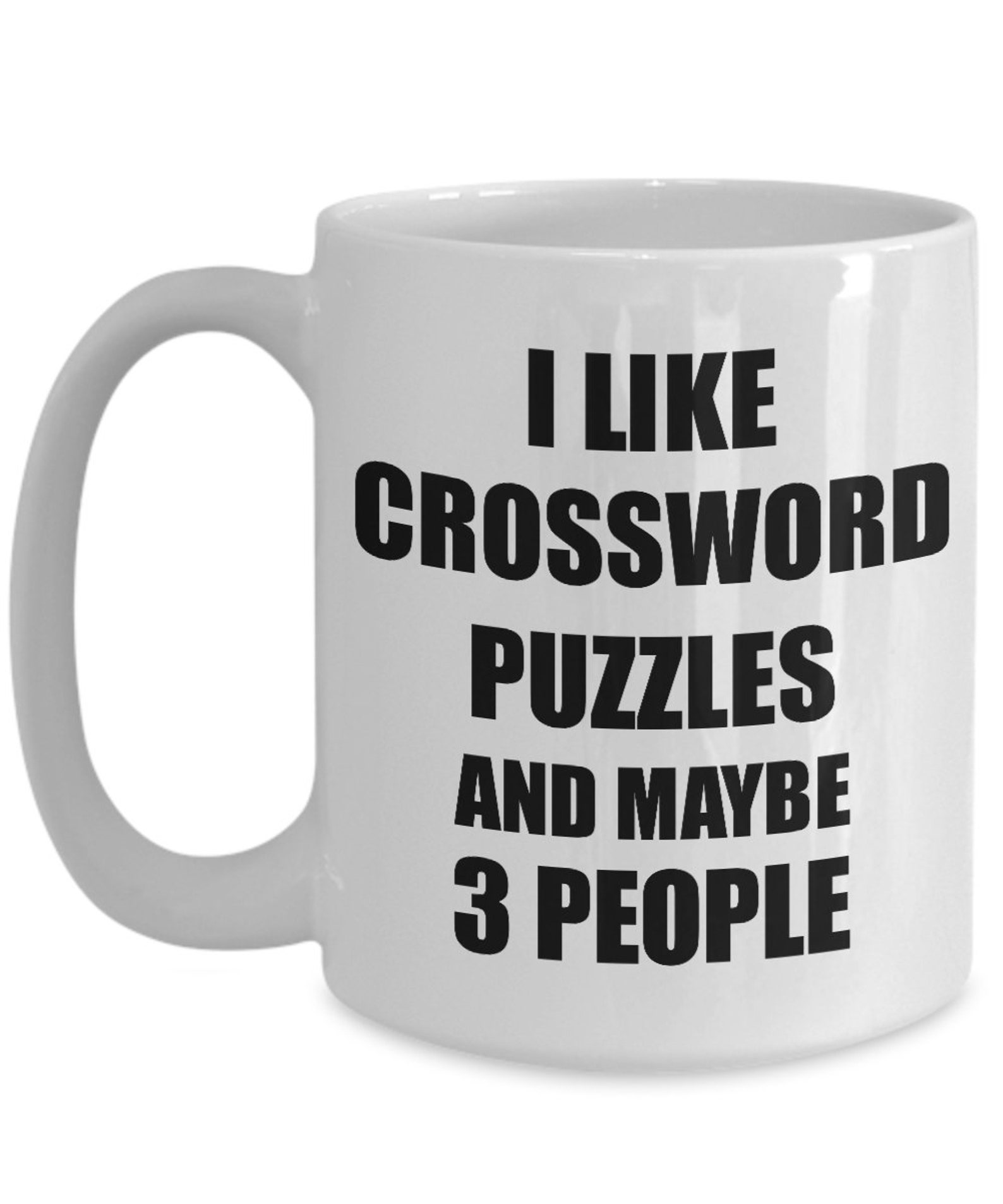 Crossword Puzzles Mug Lover I Like Funny Gift Idea for Hobby Etsy