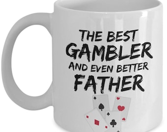 GAMBLER DAD MUG Gambler Dad Gift Casino Lover Gift Funny Gambler Gift Funny Gambler Mug Gambler Father Gift for Gambler Fathers Day Gift