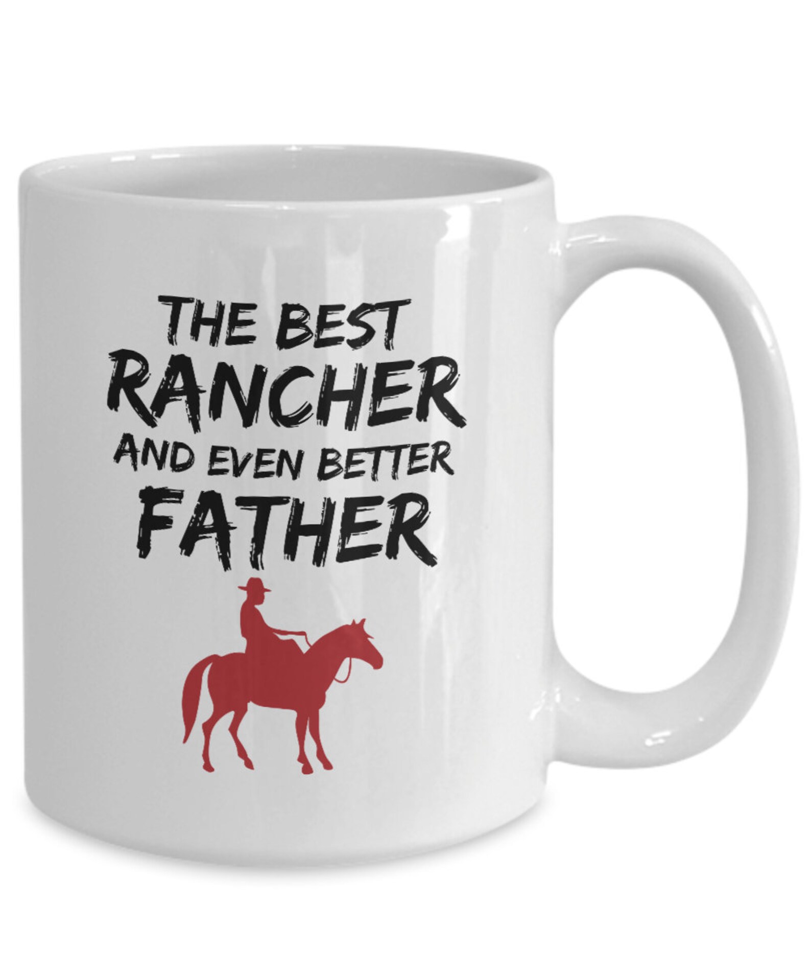 Rancher Dad Mug for Rancher Dad Gift for Rancher Dad Coffee Etsy