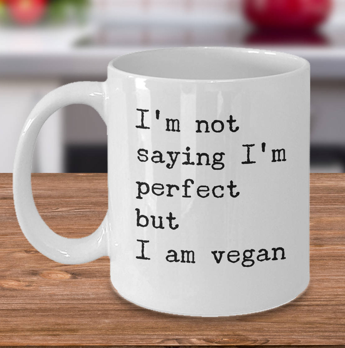 FUNNY VEGAN MUG Funny Vegan Gift for Vegan Coffee Mug Vegan Etsy