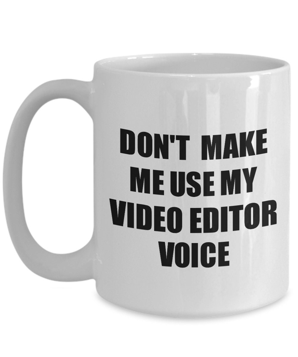 Video Editor Mug Coworker Gift Idea Funny Gag for Job Coffee Etsy