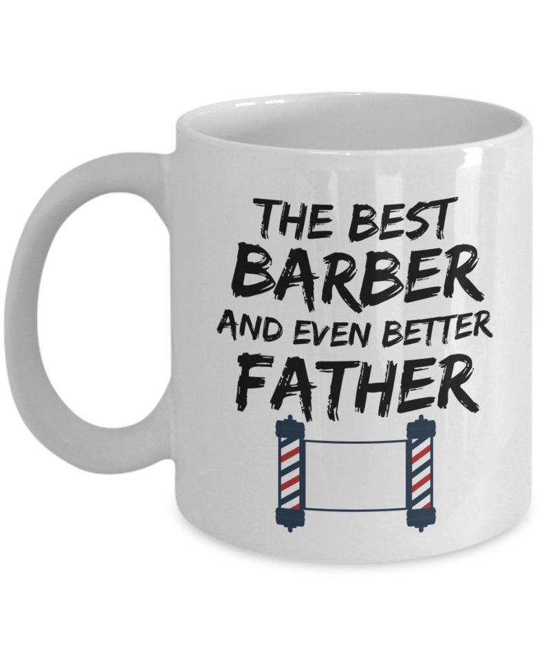BARBER DAD GIFT Barber Coffee Mug Barber Dad Mug Funny Barber Etsy
