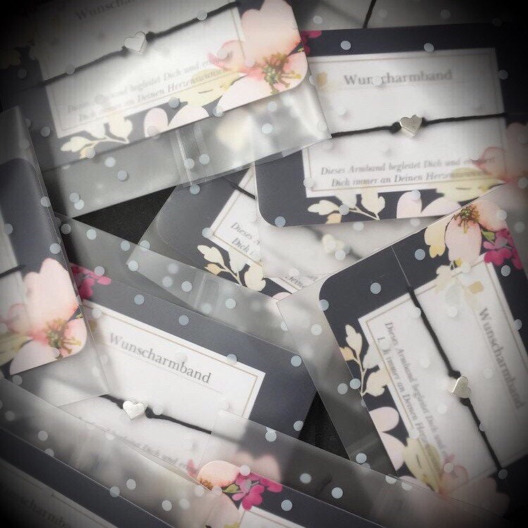 Pulsera deseada con corazón en varios colores | Etsy México