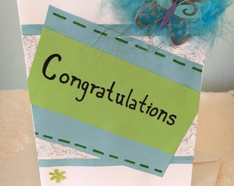 Congratulations Card, Congrats Card, Accomplishment Card, Graduation Card, Grad Card, Card for Graduate