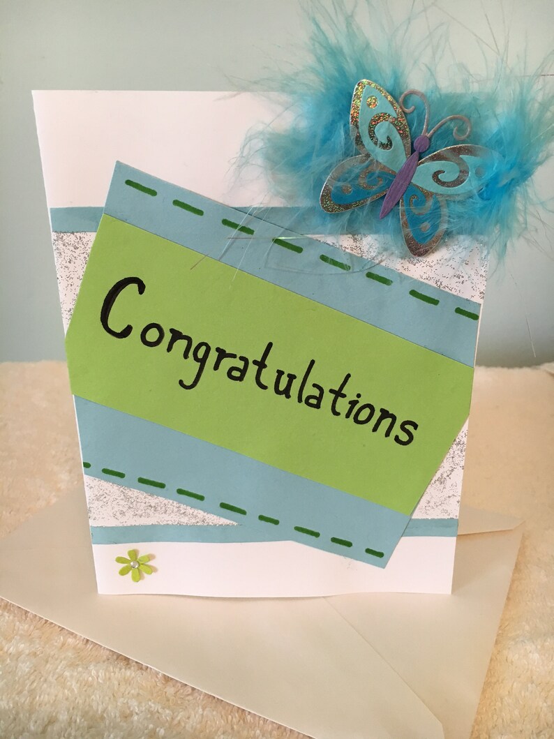 Congratulations Card, Congrats Card, Accomplishment Card, Graduation Card, Grad Card, Card for Graduate image 1