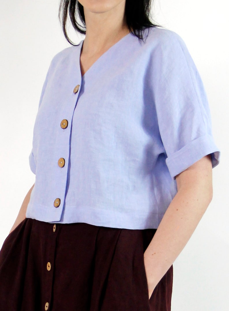 Short Kimono Floral - Lilac main image 1