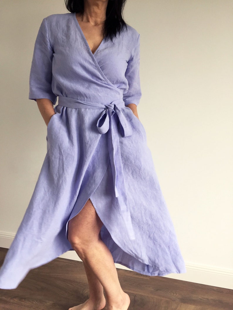 pretty on the loose wrap dress