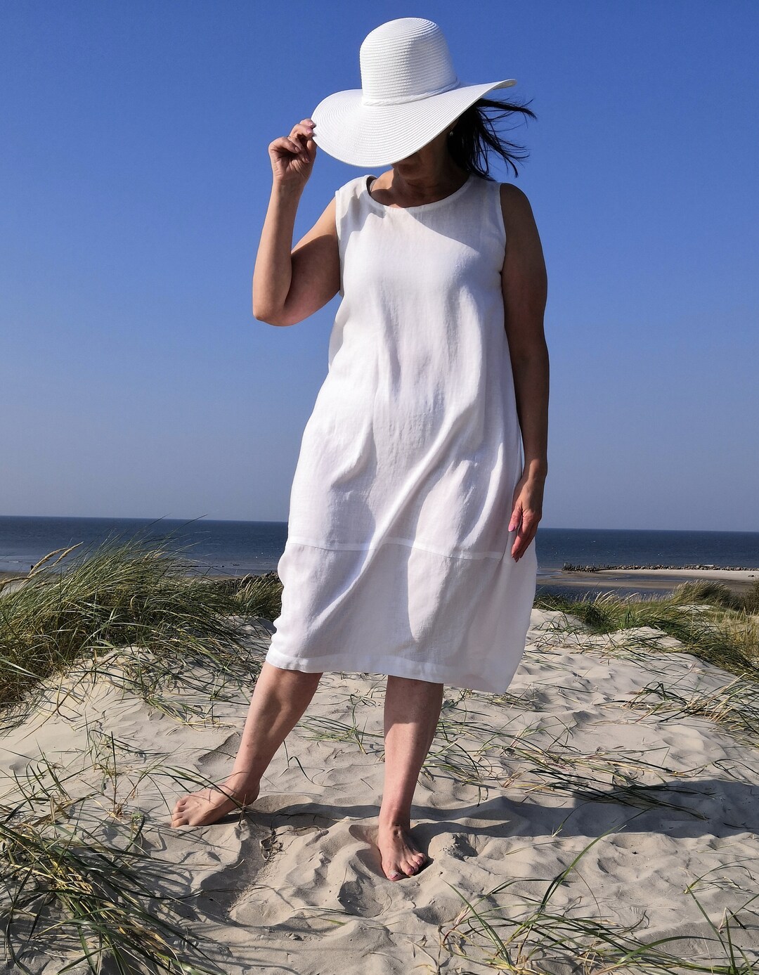 SEA BROAD SMOCKING DRESSセール SEA BROAD SMOCKING DRESSセール