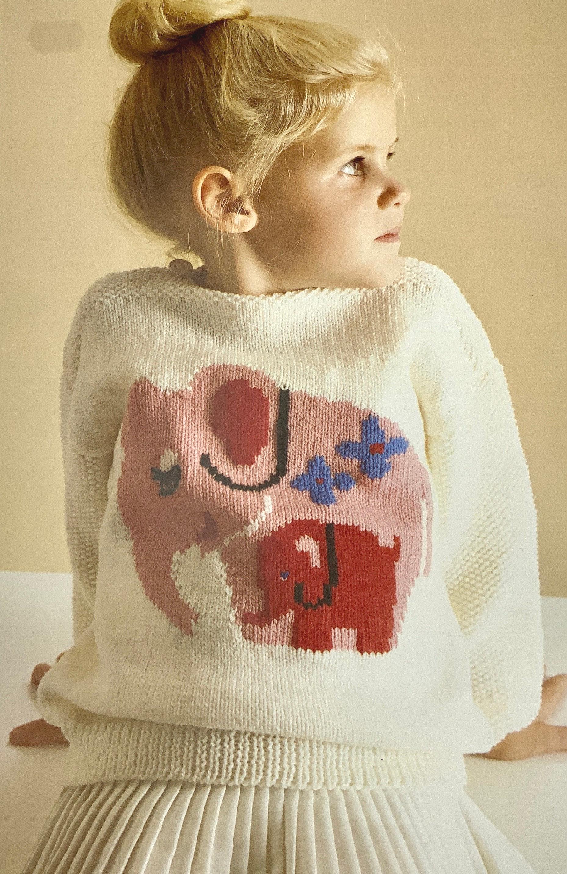 Patons 769. Handknits For LITTLE PEOPLE. Knitting Patterns for Children 1-6 years. 7, 8 & 12-Ply Yarns, Patons Caressa, Totem, Jet