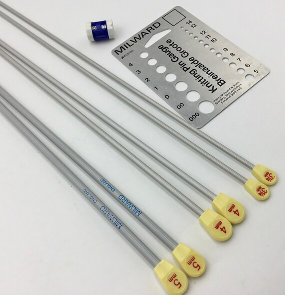 Assorted Sizes Available. AERO Knitting Needle PAIRS Imperial English Measurements
