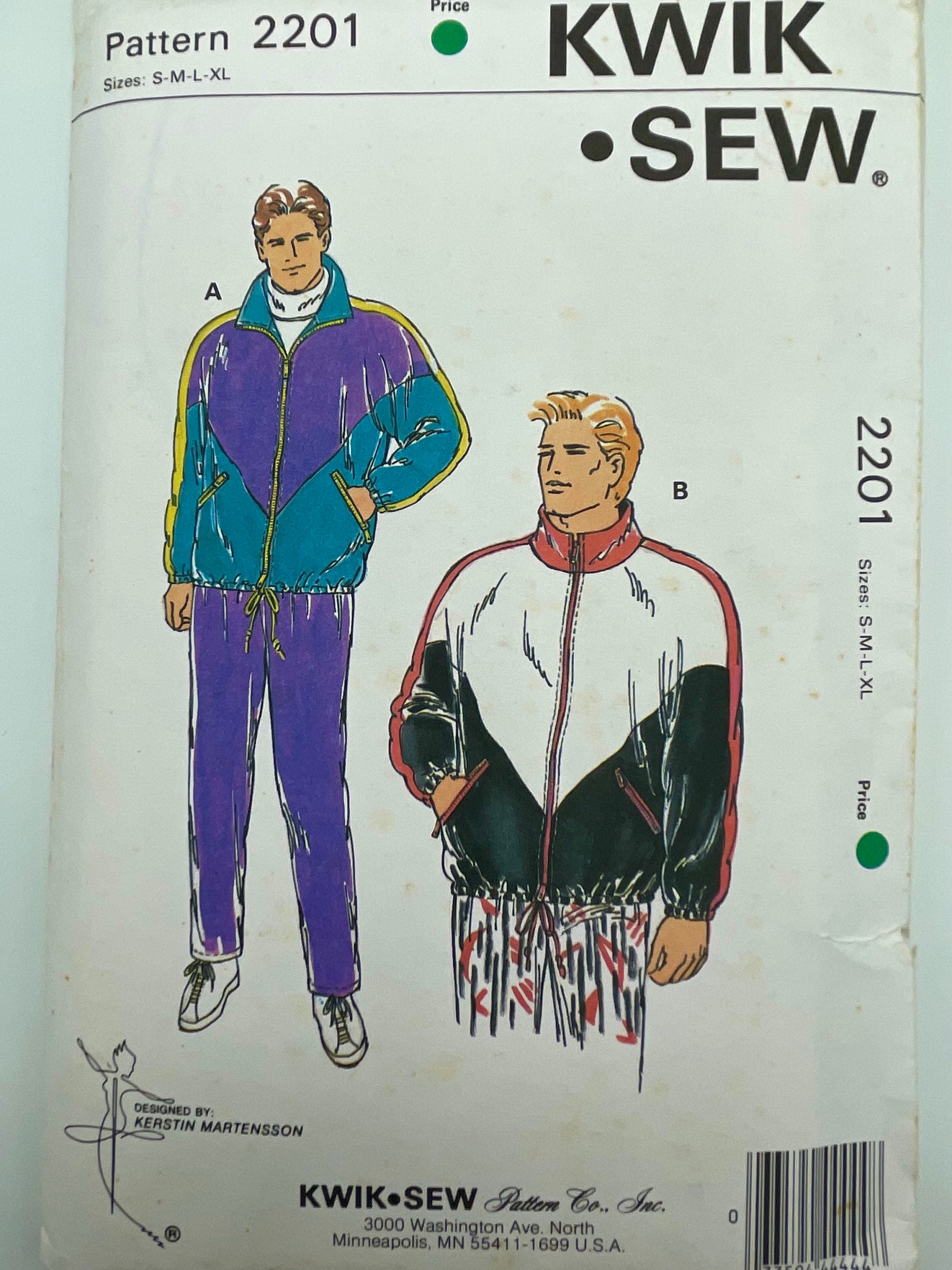 トップ UNCUT Kwik Sew Mens Patterns 1553/2201. Mens Loose Fitting その他