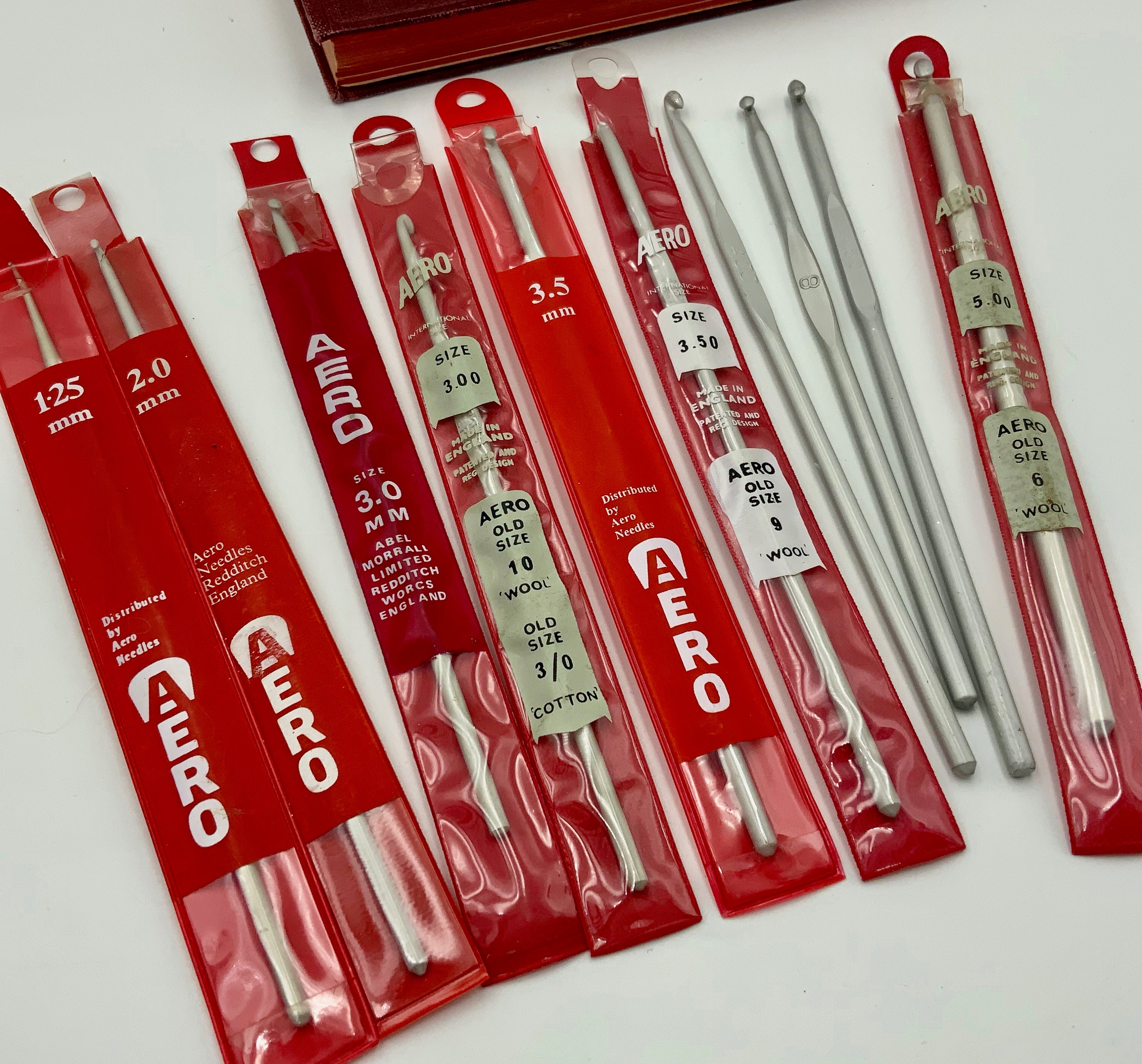 AERO Crochet Hooks Assorted Sizes High Quality Vintage Etsy Australia