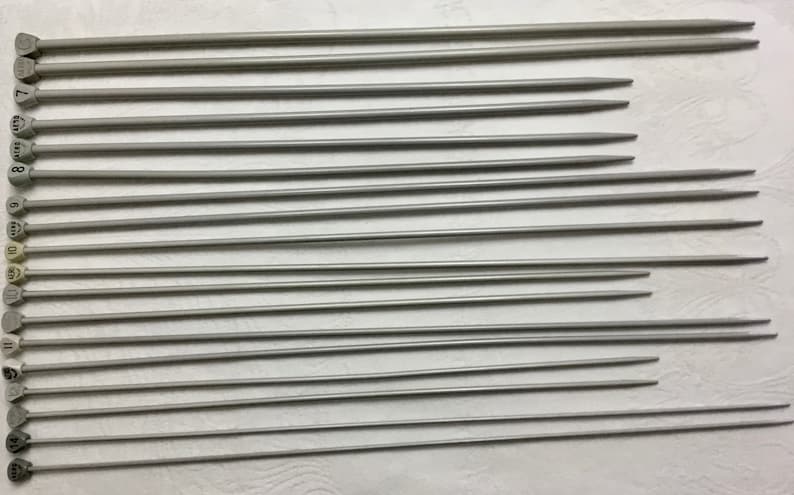 Assorted Sizes Available. AERO Knitting Needle PAIRS Imperial English Measurements