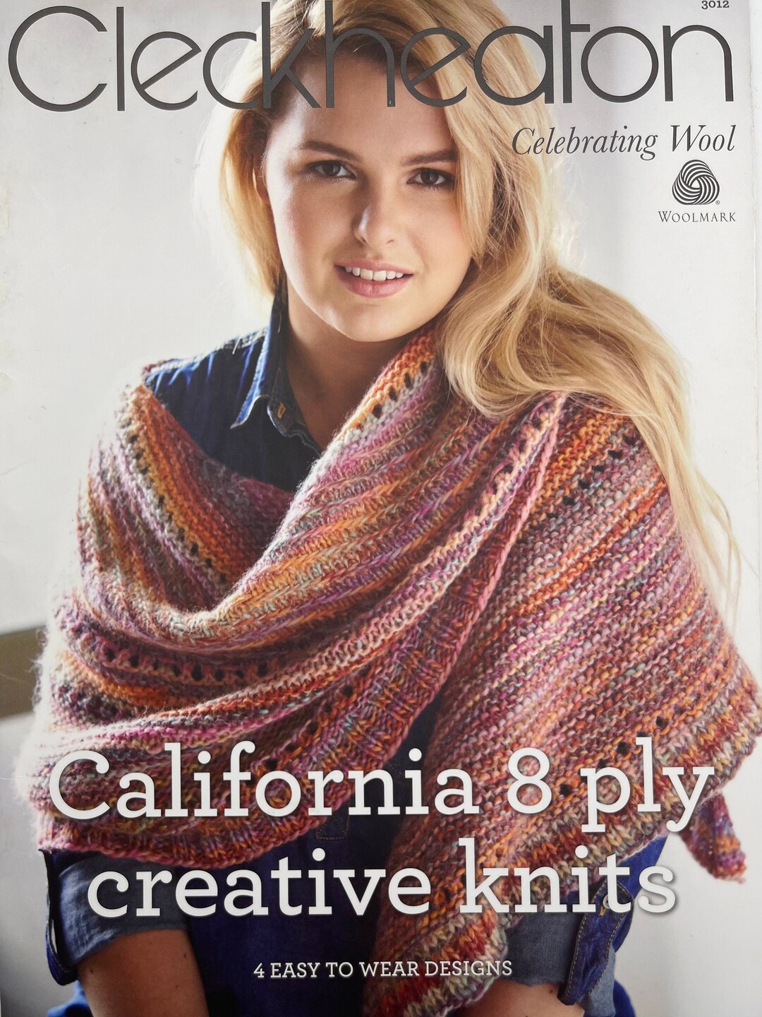 Cleckheaton 3012. California 8 Ply Creative Knits Cabled Etsy