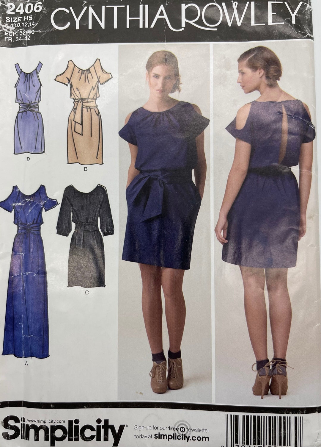 uncut-cynthia-rowley-simplicidad-2406-patr-n-de-vestidos-de-ajuste