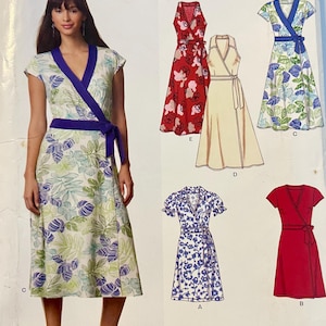 UNCUT New Look 6674 Sewing Pattern: Misses' Dress, Size 10-22